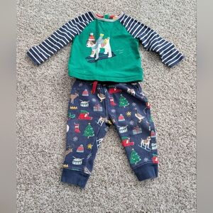 Mini Boden 6-12 Mos Christmas Set